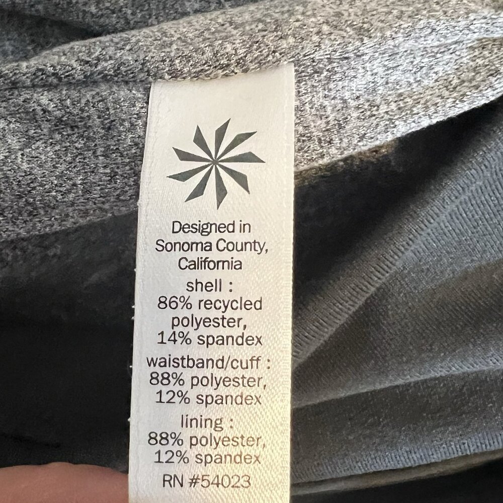 Athleta Women’s Jogger Size 8 Gray Lined Mid Rise Pockets Stretch - Picture 4 of 15